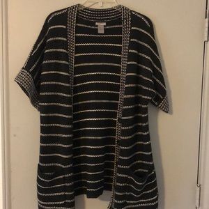 Short sleeve cardigan